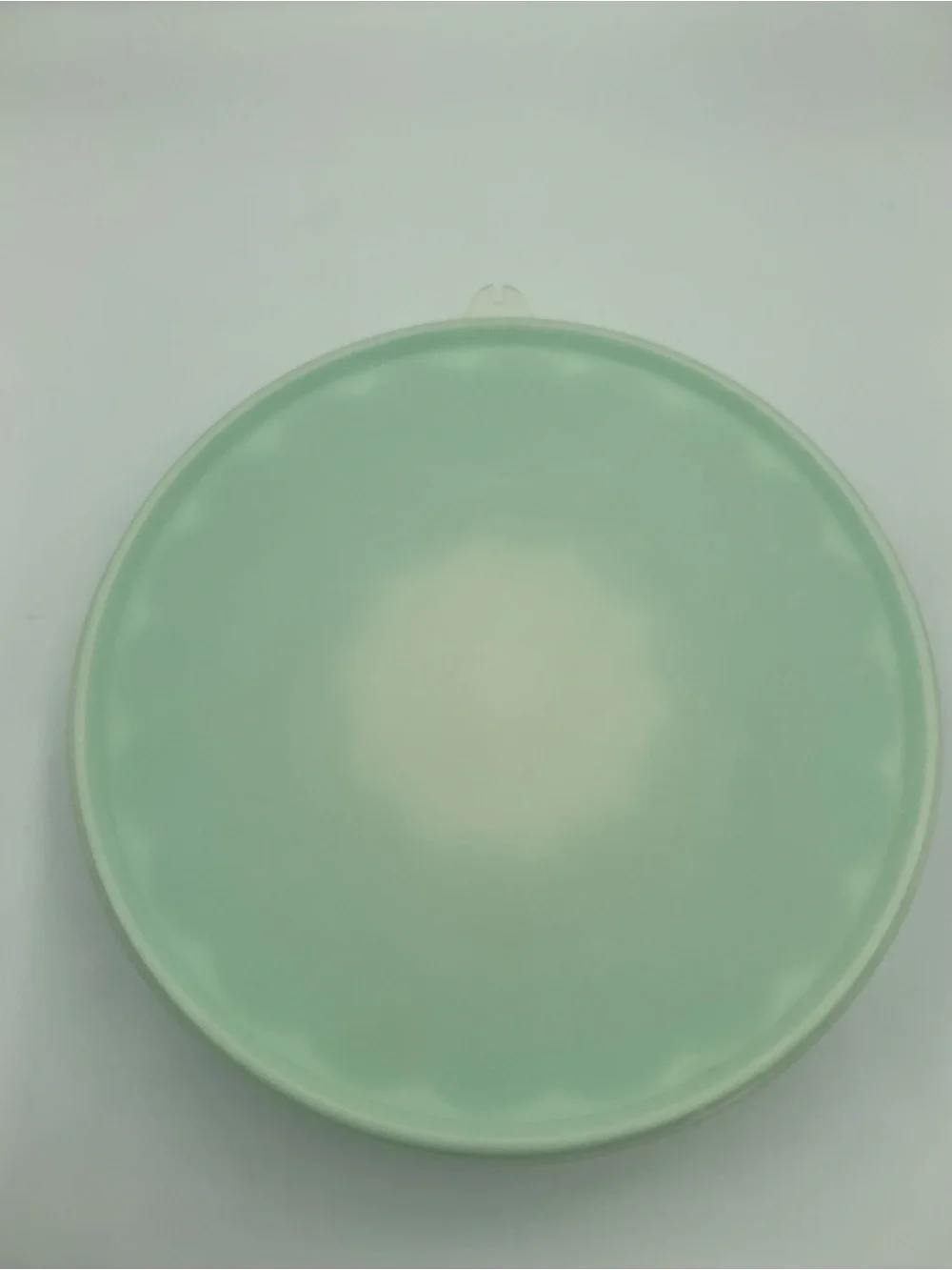Vintage Tupperware Jel-N-Serve Jello Mold Mint Green 1202 with Star Insert Lid